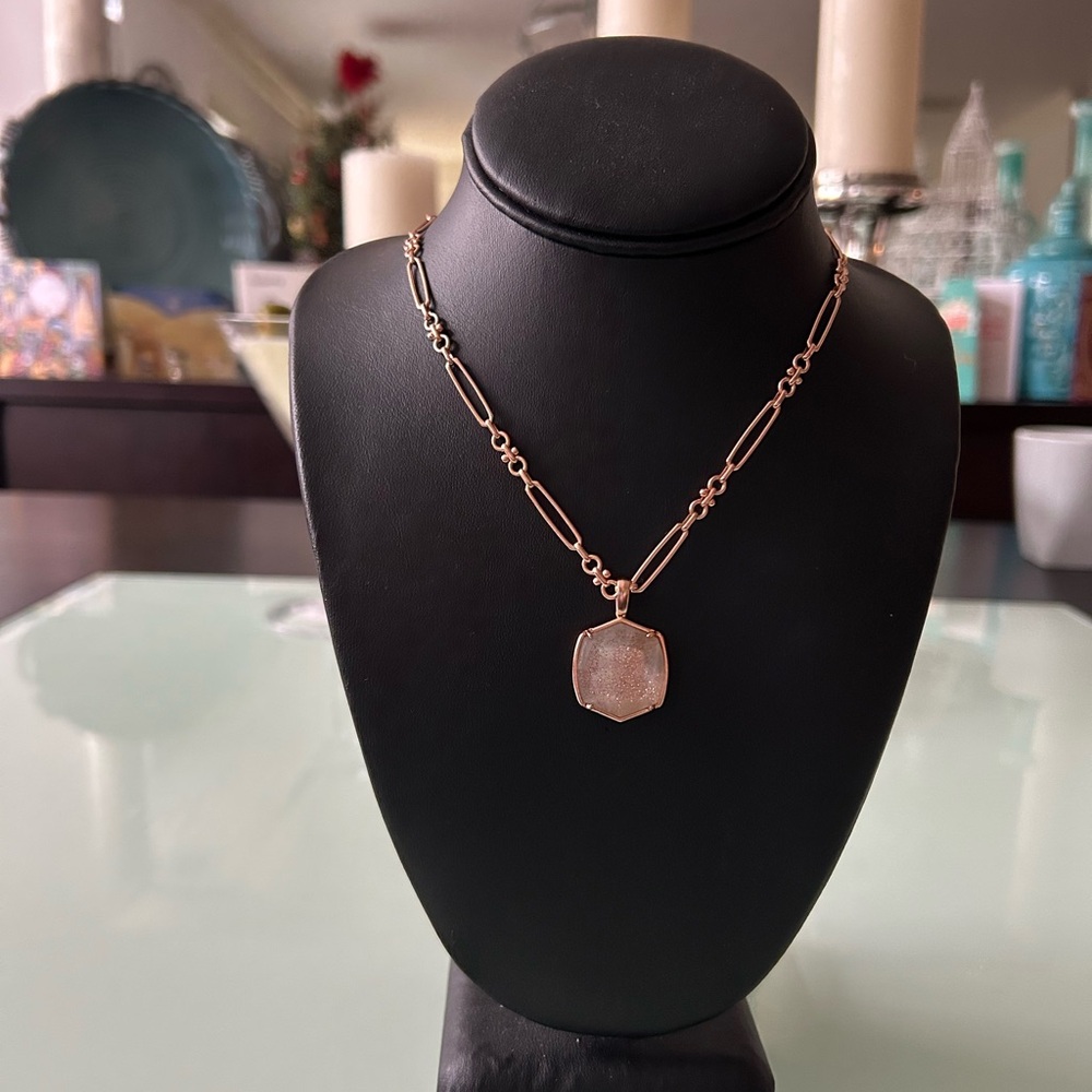 Rose Gold Pendant Necklace
